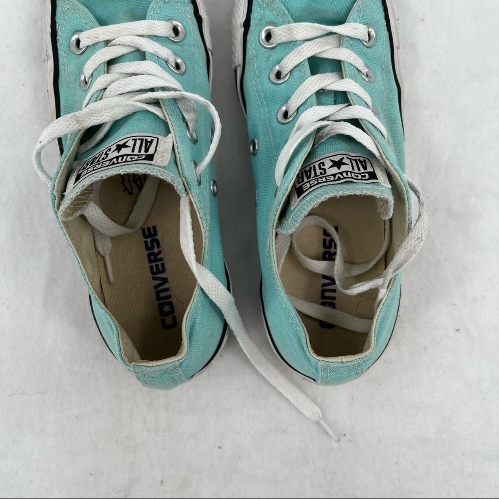 CONVERSE Womens Chuck Taylor All Stars Low top Blue lace up sneakers size: 6 - Picture 2 of 9